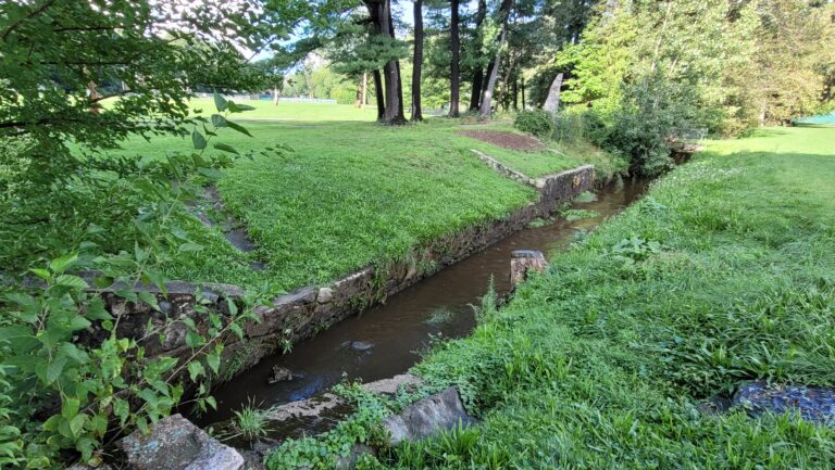 Brook in Newton Centre Playground